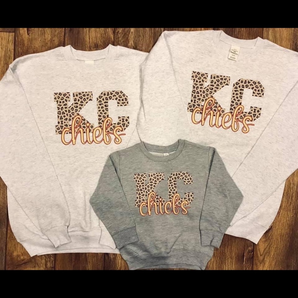Kansas City Chiefs Crewneck Sweatshirts